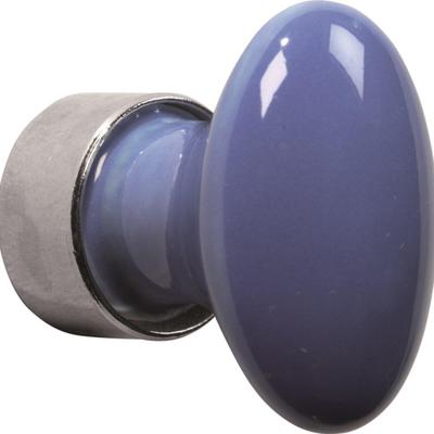 Meubelkn.pors.Ovaal 33mm MGN/blauw Meubelkn.pors.Ovaal 33mm MGN/blauw