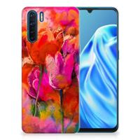 Smartphone hoesje OPPO A91 Tulips - thumbnail