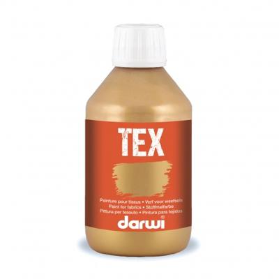 Darwi textielverf Tex, 250 ml, goud