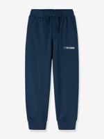 Body van biologisch katoen voor jongens donkerblauw - thumbnail