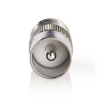 Satelliet- en antenne-adapter | IEC (coax) male - F female - thumbnail