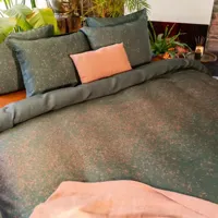 Kayori Morian Tencel groen dekbedovertrek 240x200/220 cm - thumbnail