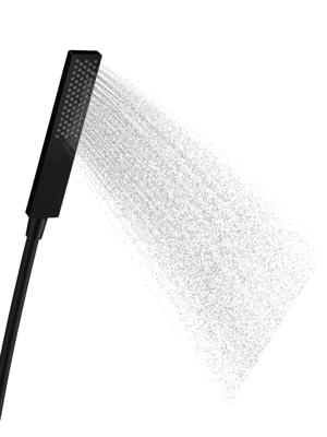 Hansgrohe Pulsify E handdouche staaf mat zwart