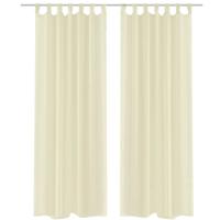VidaXL Gordijn crème 140x245 cm (2 stuks) - thumbnail