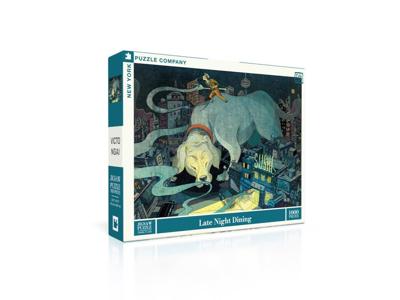 New York Puzzle Company Late Night Dining - 1000 stukjes New York Puzzle Company Late Night Dining - 1000 stukjes