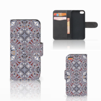 Apple iPhone 5C Bookcase Flower Tiles - thumbnail