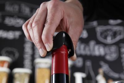 Vacu Vin foliesnijder met 4 mesjes