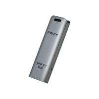PNY Elite Steel USB-stick 64 GB Zilver FD64GESTEEL31G-EF USB-A 3.1 Gen 1 - thumbnail