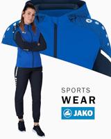JAKO 6822D Jas Met Kap Performance Dames - Royal/Marine - 34 - thumbnail