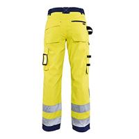 Blåkläder Dames werkbroek High-Vis zonder spijkerzakken 71551811 | High-Vis Geel/Marineblauw | Maat 34 - 7330509502013 - thumbnail
