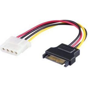 Deltaco SATA-S5 interne stroomkabel 0,3 m Deltaco SATA-S5 interne stroomkabel 0,3 m