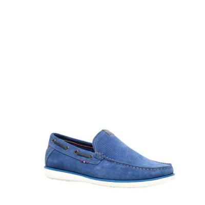 Scapino Van Beers suède mocassins blauw Scapino Van Beers suède mocassins blauw