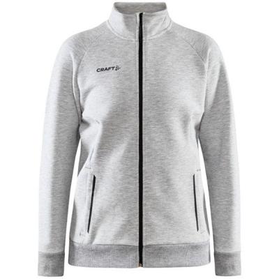 Craft 1910627 Core Soul Full Zip Jacket Wmn - Grey Melange - XXL