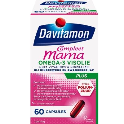 Davitamon Compleet Zwanger + Omega-3 Visolie Capsules