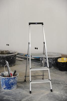 Krause Solidy Vouwladder Zilver