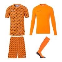 Uhlsport Progressive Keeperstenue Pack Kids Oranje - thumbnail
