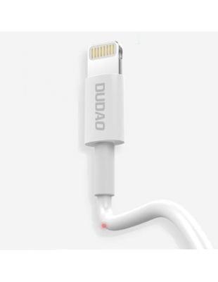 Dudao - USB naar Lighting iPhone oplader - 3A Fast charge oplaadkabel - Datakabel - 1 Meter - Wit Dudao - USB naar Lighting iPhone oplader - 3A Fast charge oplaadkabel - Datakabel - 1 Meter - Wit