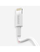 Dudao - USB naar Lighting iPhone oplader - 3A Fast charge oplaadkabel - Datakabel - 1 Meter - Wit - thumbnail