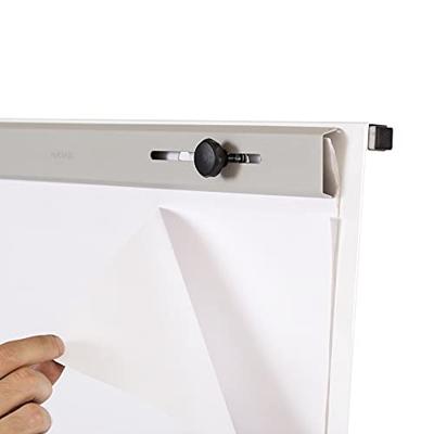 Rocada Flipchart 610V19 (b x h) 1800 mm x 850 mm Wit (RAL 9003), Staal Afwisbaar, Beschrijfbaar, In hoogte verstelbaar, Incl. opbergbakje, Magneetband R610102 - thumbnail