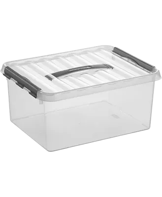 Sunware Q-line Opbergbox 15L Set van 4 Sunware Q-line Opbergbox 15L Set van 4