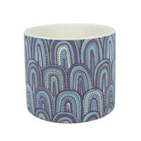 Bloempot Blue keramiek 12 cm | 12 stuks - thumbnail