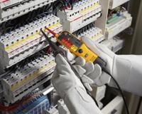 Fluke T110/VDE Tweepolige spanningstester CAT III 690 V, CAT IV 600 V LED, Akoestisch, Vibratie - thumbnail