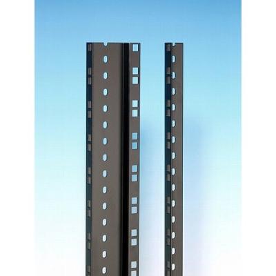 Adam Hall Rackprofiel heavy duty 45HE zwart (2 gaten per HE)