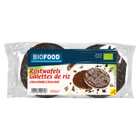 Damhert Rijstwafels choco bio 100 Gram - thumbnail