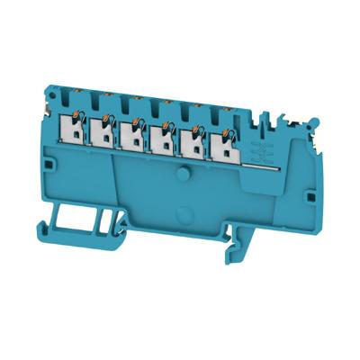 Weidmüller 2675370000 Verdeler-serieklem Push-In-klem, Steekaansluiting Blauw 50 stuk(s)