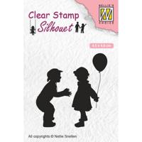 Nellie's Choice • clear stamps silhouette balloon - thumbnail