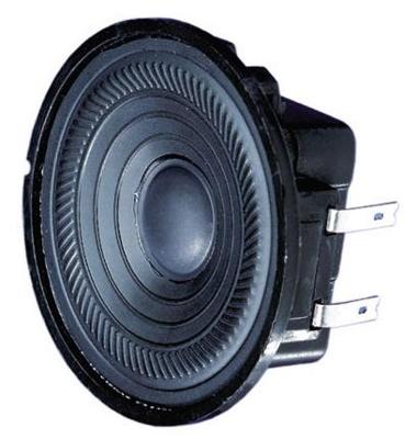 Visaton K 50 WP - 50 Ohm 2 inch 5 cm Mini-luidspreker 2 W 50 Ω Zwart Kunststof membraan, Vochtbestendig, UV-bestendig