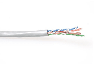 U/UTP kabel CAT6 op rol 100 meter grijs soepel U/UTP kabel CAT6 op rol 100 meter grijs soepel