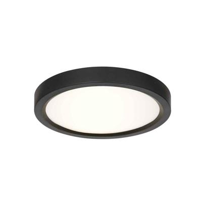 Steinhauer Zwarte plafondlampWalcie Ø 20cm - 4131ZW