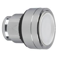 Schneider Electric ZB4BH013 ZB4BH013 (Ø) 22 mm Zonder markering Chroom, Wit 1 stuk(s) - thumbnail