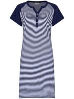 Duurzaam gestreept nachthemd Pastunette - thumbnail