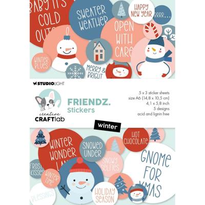 Creative Craftlab • friendz sticker paper pad winter
