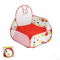 Opvouwbare baby polka dot zeshoek indoor bal zwembad spel hek 1 2 m in diameter - thumbnail