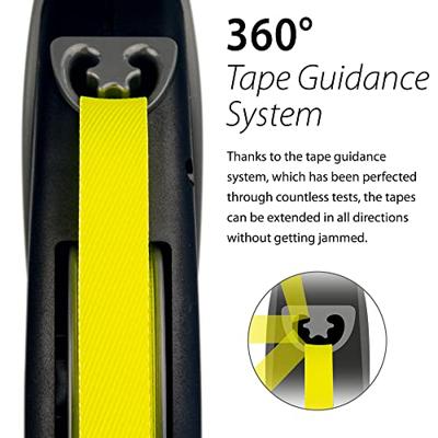 FLEXI ROLLIJN GIANT TAPE NEON ZWART / GEEL - thumbnail