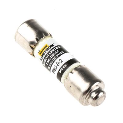 Eaton FNQ-R-2 zekeringhouder, laagspanning, 2 A, AC 600 V, 10 x 38 mm, 13/32 x 1-1/2 inch, CC, Ul, orgen, beveiligd tegen verwarring