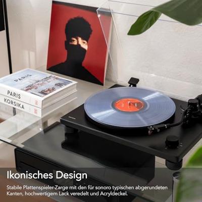 Sonoro PLATINUM Automatisch EAS Platenspeler - Mat Zwart
