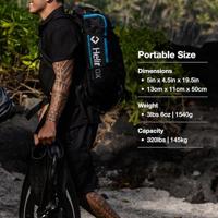 Helinox Beach Chair Stoel Blue Mesh - thumbnail