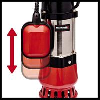 Einhell 4171421 GC-DP 5010 G Dompelpomp voor vervuild water Met geaarde stekker 12000 l/h 8 m - thumbnail