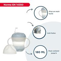 Beker met Rietje ThermoBaby 180 ml - thumbnail