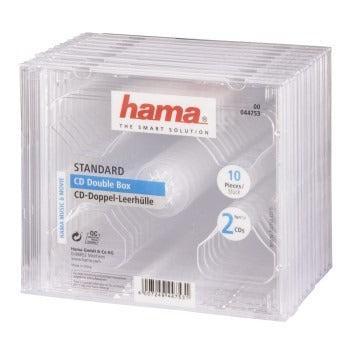 Hama cd dubbel box transpirant 10 pak
