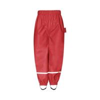 Playshoes regenbroek fleece gevoerd Uni Rood-140 - thumbnail