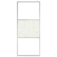 Inloopdouchewand met stenenmotief 100x195 cm ESG-glas - thumbnail