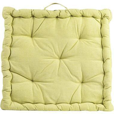 Matraskussen Mika - lime - 45x45 cm