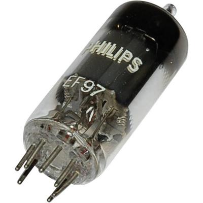 Philips EF 97 Elektronenbuis Pentode 25 V 2.7 mA Aantal polen: 7 Fitting: Miniatuur 1 stuk(s) Philips EF 97 Elektronenbuis Pentode 25 V 2.7 mA Aantal polen: 7 Fitting: Miniatuur 1 stuk(s)