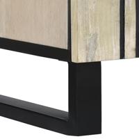 Badkamerkast met plank Bruin en zwart 38 x 33 x 160 cm - thumbnail