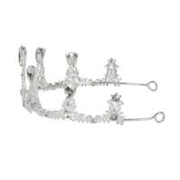 Metalen tiara Royal Caroline - thumbnail